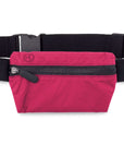 Layflat Fanny Pack Belt Bag in Paradise Pink on White Background