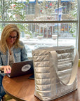 Puffer Tote Fits Laptop