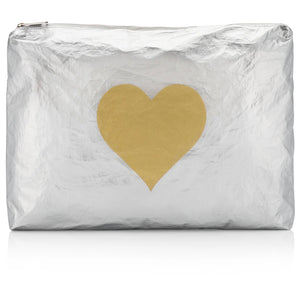 Jumbo Pack in Silver with Gold Heart