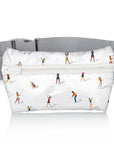 Layflat Fanny Pack Belt Bag with Golfers on the Green MAX on White Background