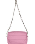 Mini Chain Puffer Purse in Fairy Pink
