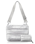 Set of Two - Everyday Puffer Purse Essentials in Silver