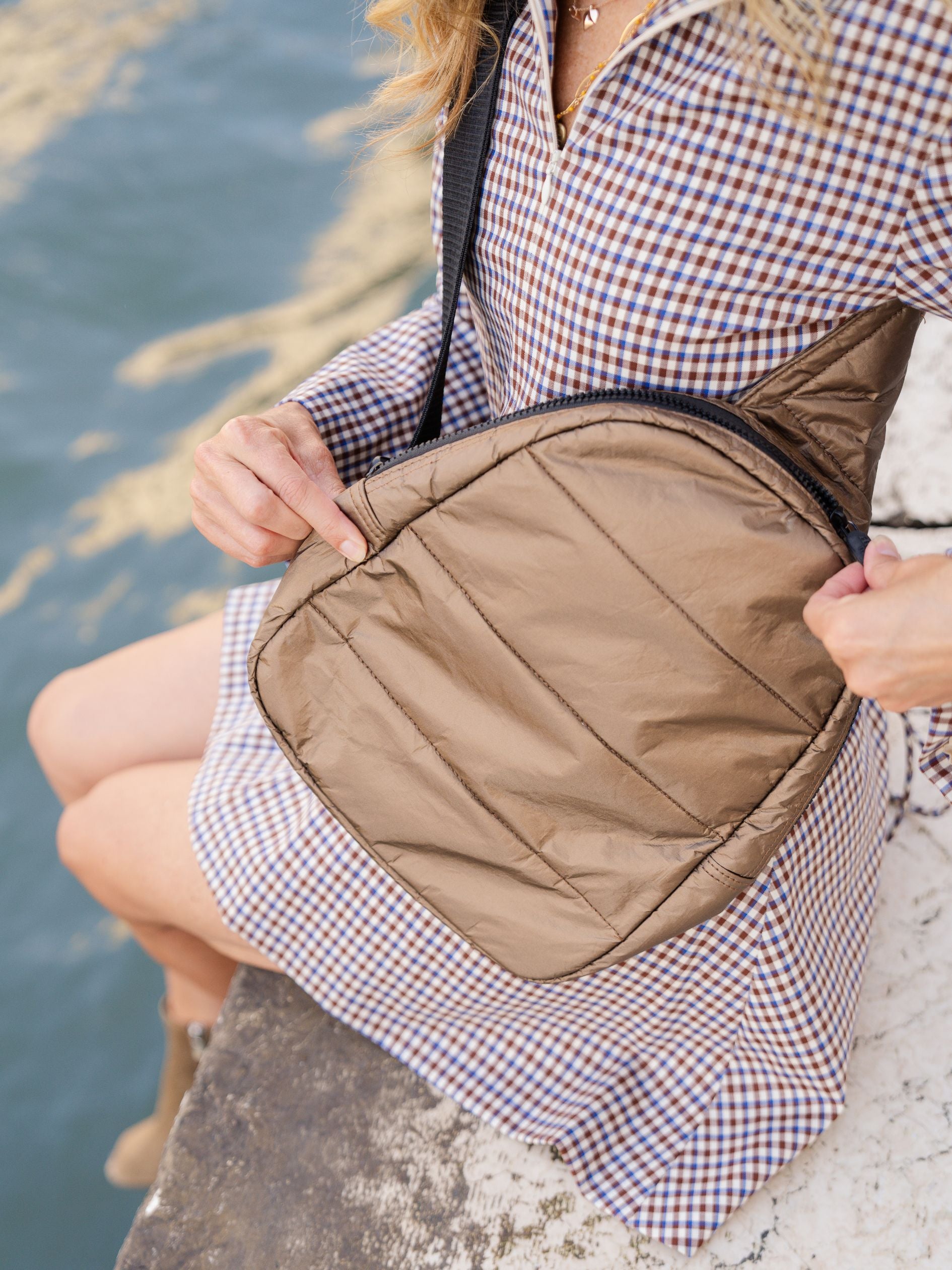 Puffer Crossbody Backpack