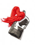 crossbody bag with outside zipper pocket