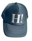Travel Hat - Black Dahlia "H!"