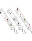 three pack of wrist straps in golfers pattern