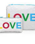 Set of Two - Organizational Packs - White with Rainbow "LOVE"