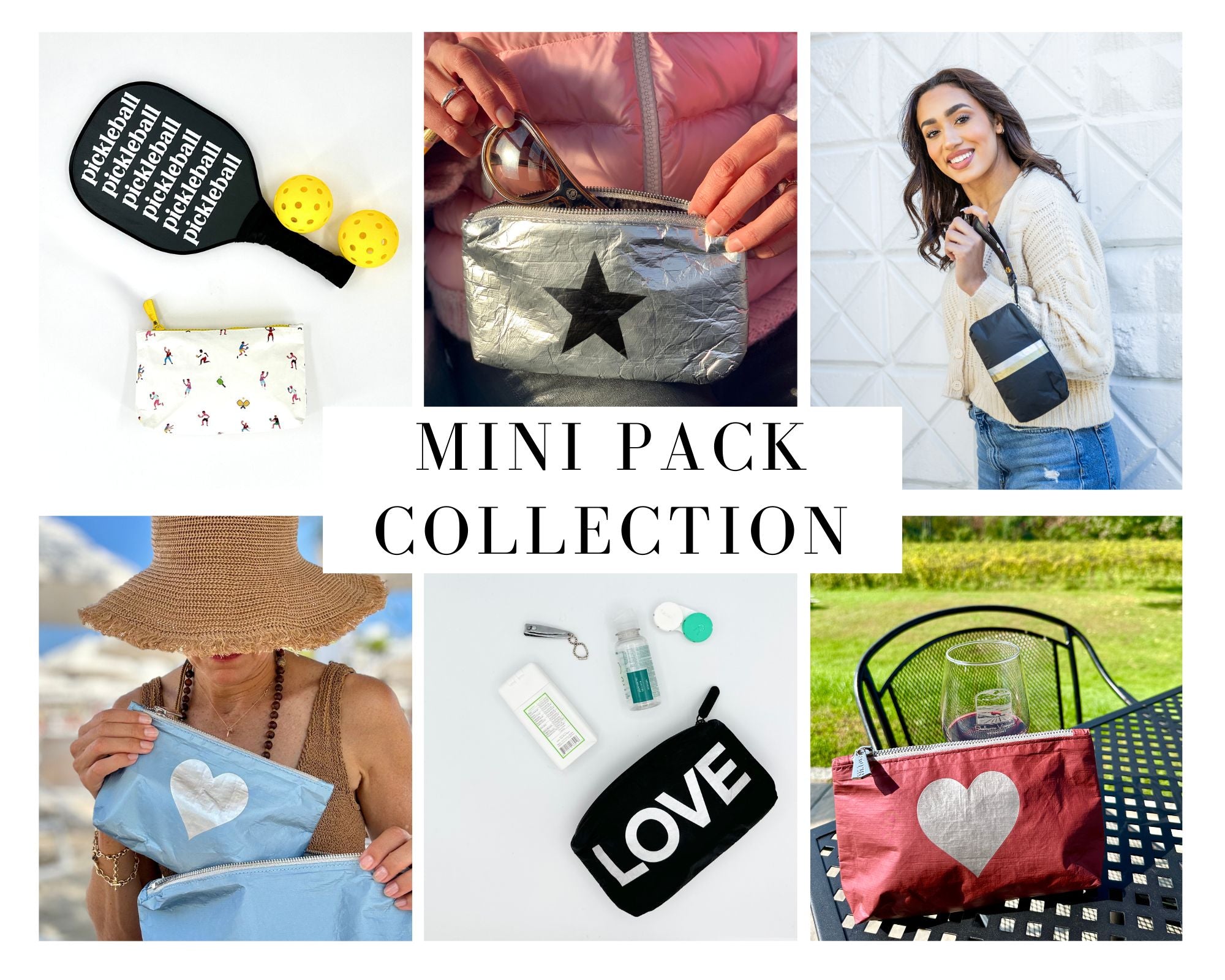 Mini Packs & Pouches - Organize Larger Bags or for Traveling Light