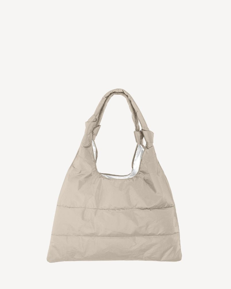 collage of images of tote bags of various colors and styles