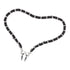 Silver Metal Chain with Black
