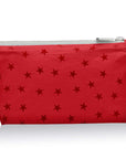 Red Star Zipper Pouch fashionable for Cosmetics