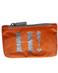 Gift Card Pouch in Orange with "H!" Logo