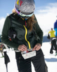 Lay Flat Fanny Pack in Dancing Skiers