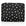 Black pouch with white star, moon, and heart pattern on a white background