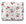 Medium Zipper Pouch with red cherry and heart pattern on a white background