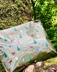 Medium Zipper Pouch with bear deer duck bunny bird squirrel fish animals