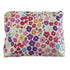 Floral patterned pouch on a white background