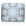 Blue pouch with black bandana pattern on a white background