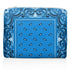 Blue Bandana Fashion Zipper Pouch for Cosmetics