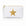 A white zippered pouch with a large metallic gold star on the front and a small gold star charm near the zipper, shown on a clean white background.