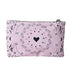 Mini Zipper Pouch Pink Bandana Print on white background