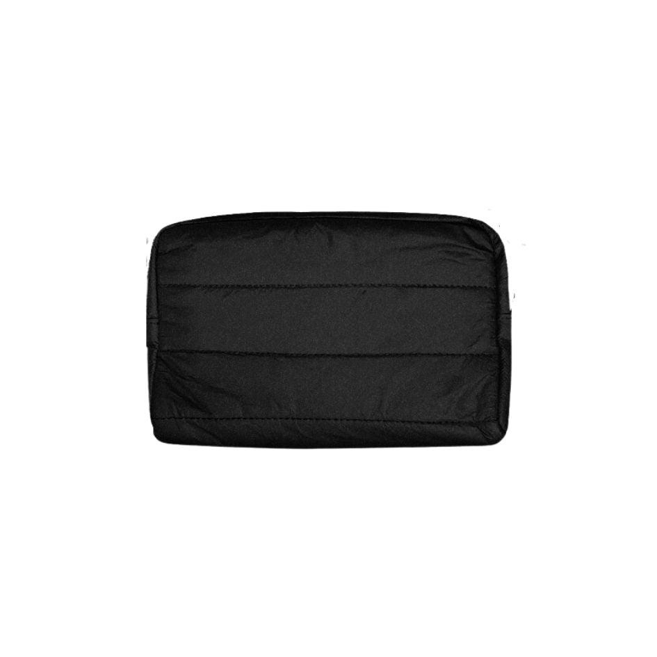 Puffer Clutch Mini Make Up Pouch Shimmer Black