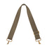 Golden bronze purse strap with gold clips