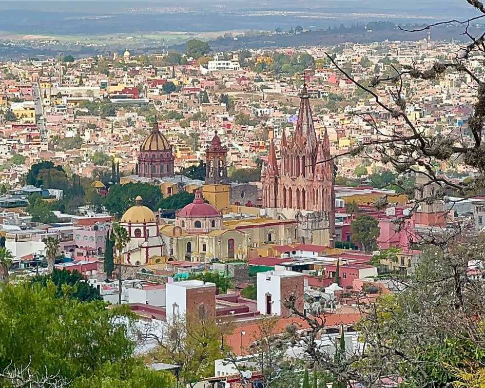 Overhead view of San Miguel, Mexico