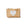 A metallic gold zippered pouch with a large white heart printed on the front, set against a plain white background.