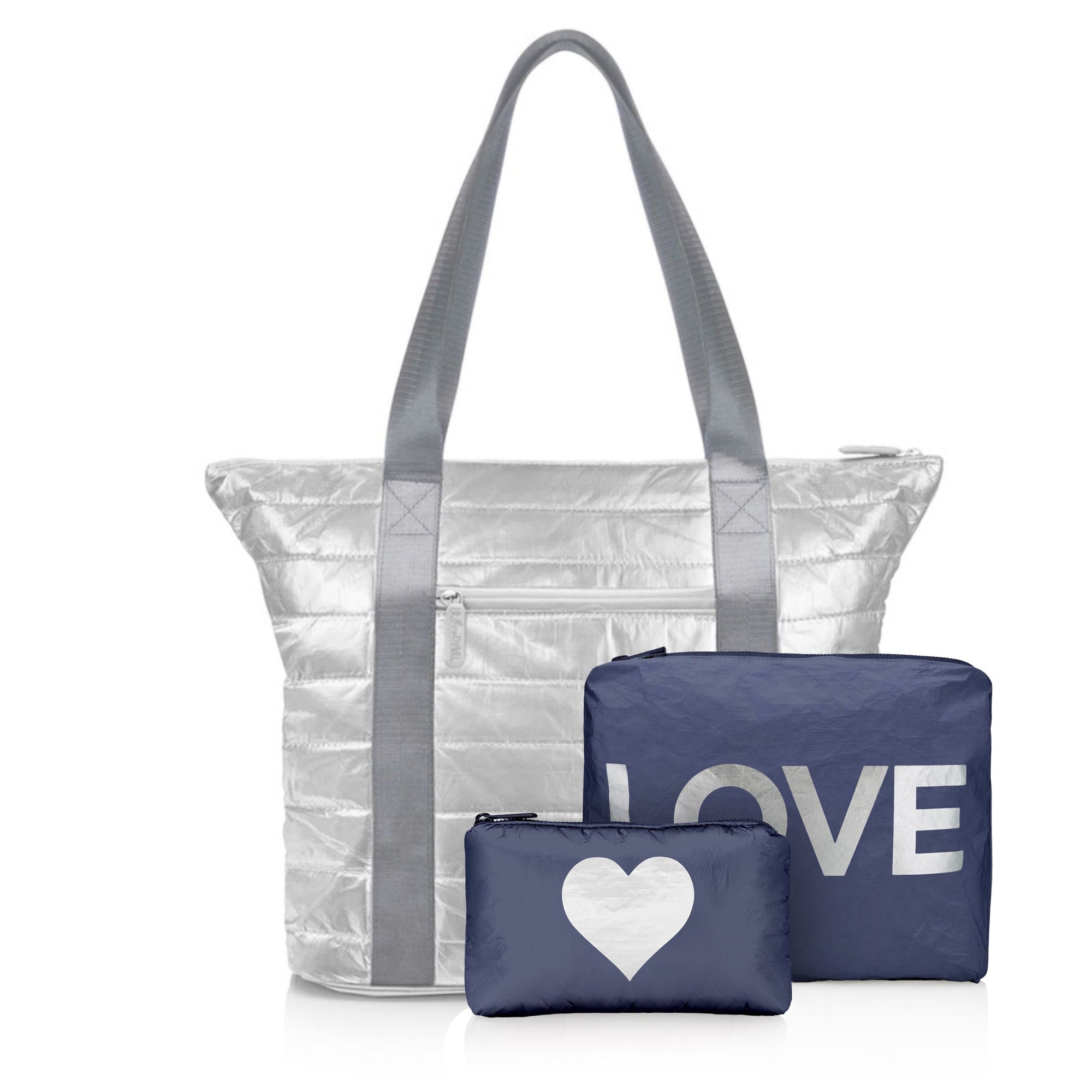 best travel tote bag with zipper Transit - Spacious Travel bag, Trolley sleeve - Sand resistant nylon and leather trim Hi Love has the Best
