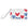 Zip Wristlet Language of Love Red White Blue Heart Print on White Background