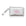 Silver wristlet with a pink lip print on a white background