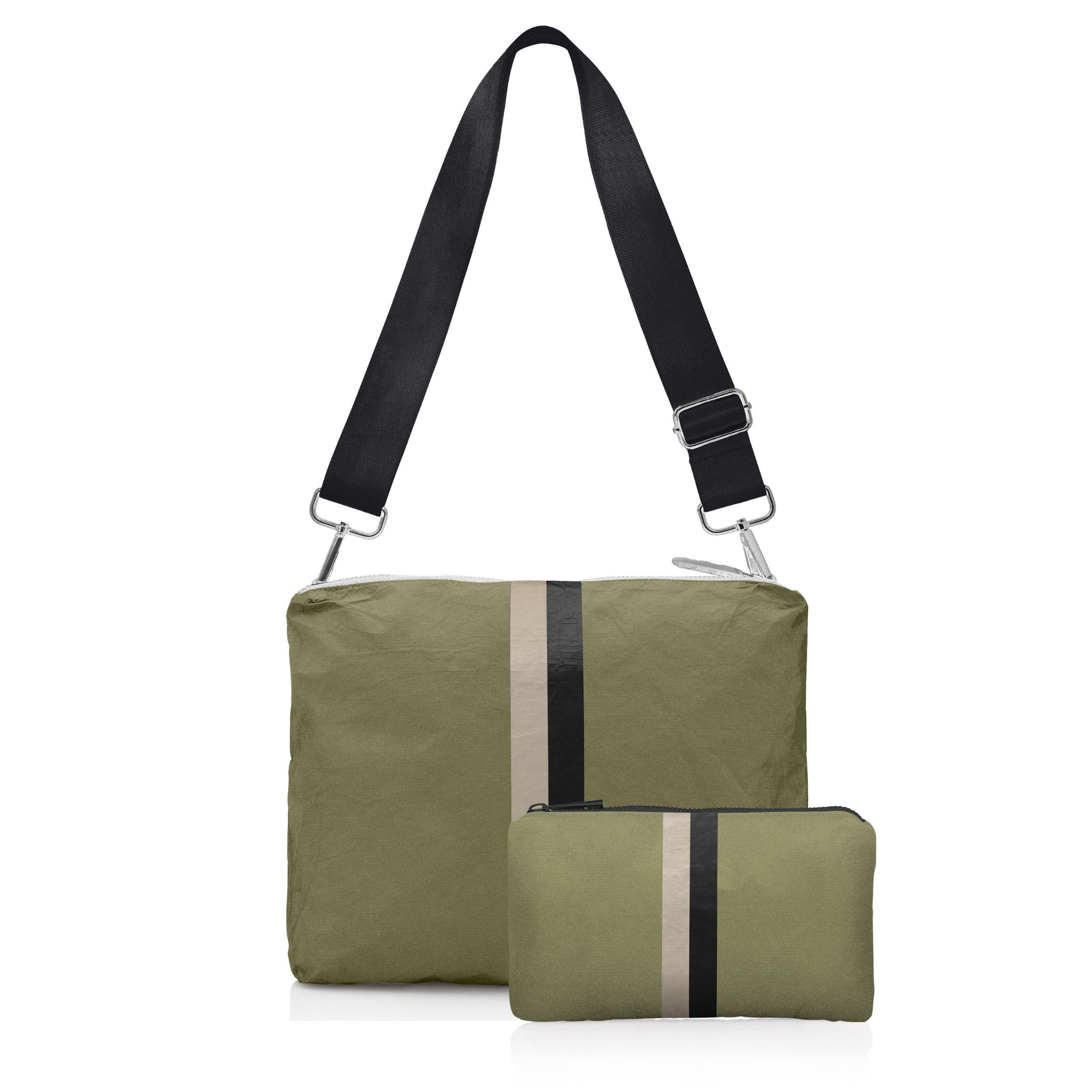 Everyday Purse Essentials Two Pack - Shimmer Army Green