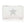 A shimmer white travel pouch with a silver star detail on the front and a zipper closure on white background