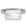 Puffer crossbody fanny pack belt bag in shimmer white and gray camouflage pattern on white background