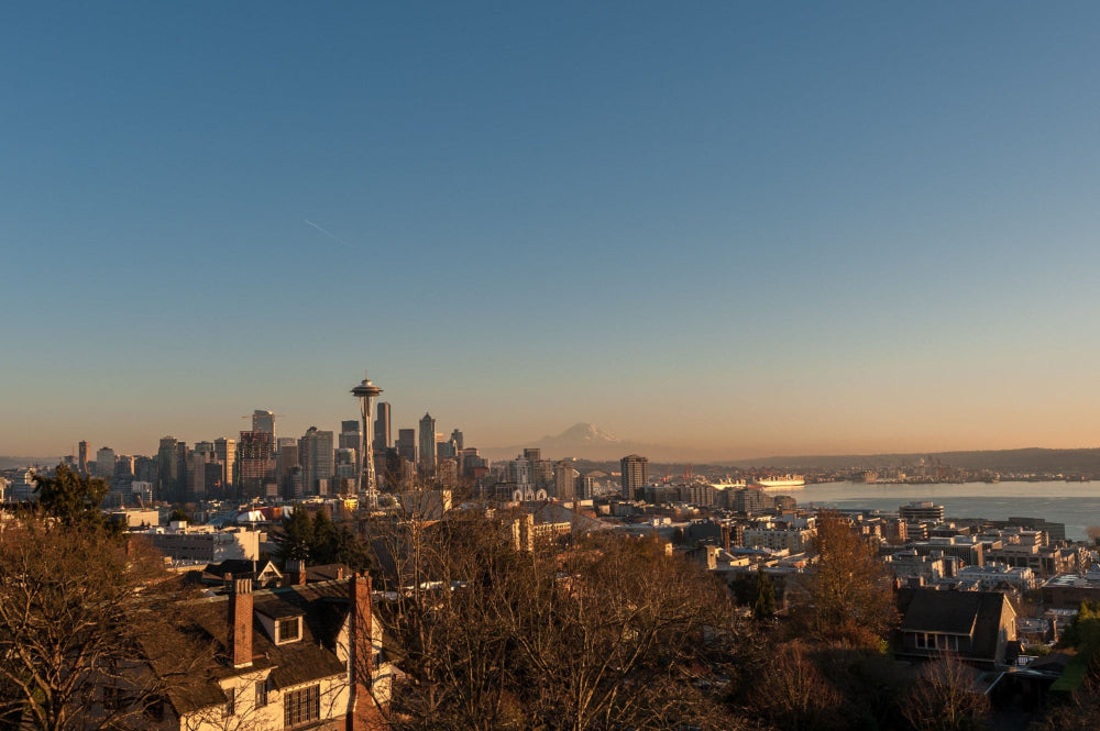 City view of seattle skyline