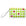 A small zip pouch with a wrist strap with green tennis balls and red hearts pattern and a yellow zipper.