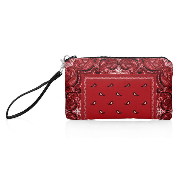 Zip Wristlet - Red Bandana Print – Hi Love