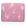 Medium water resistant zipper pouch in blush pink dancing ballerinas pattern