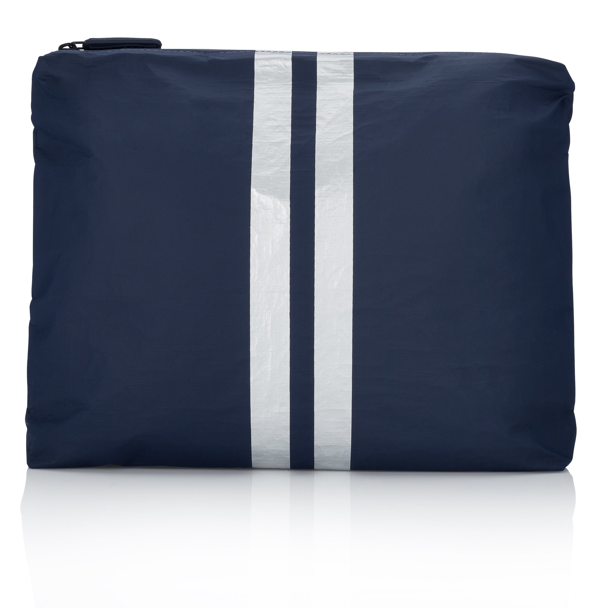 Travel Pack- Medium Pack - Navy HLT Collection with Metallic Silver Stripes