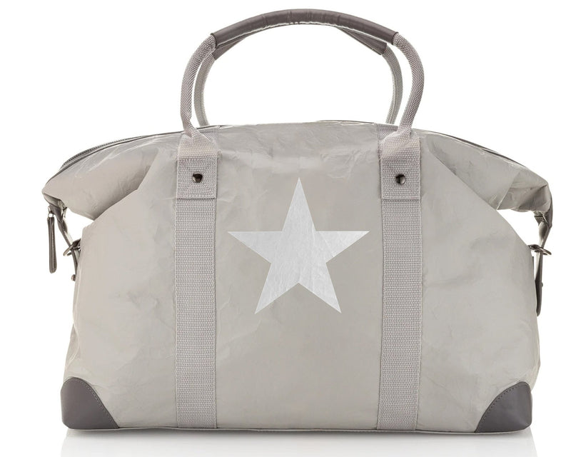 Duffel Bag in Earth Gray with Silver Star