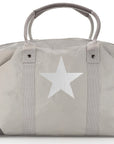 Duffel Bag in Earth Gray with Silver Star