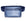 Puffer Crossbody Fanny Pack Belt Bag in Shimmer Navy Blue on White Background