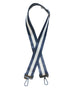 Navy and White Stripe Purse Strap