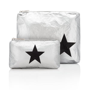 Set of Two - Organizational Packs - Silver with Black Star