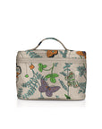 Cosmetic Case - Lunch Box - Butterfly in the Wild on Shimmer Beige