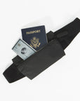 Lay Flat Fanny Pack in Black