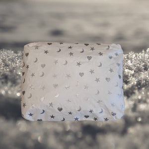 Set of Two - Organizational Packs - Shimmer White with Heart, Moon and Stars