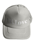 Hat - Silverwood Gray with Silver "Hi Love"