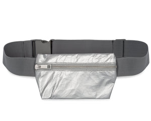 Fanny Packs - Belt Bag - Lightweight - Cute Metallic Silver Fanny Pack